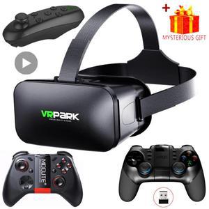 VR 안경 3D 가상 현실 헤드셋 헬멧 (휴대폰 렌즈 고글 장치용) Viar 스마트 셀 게임 뷰어 모바일 세트