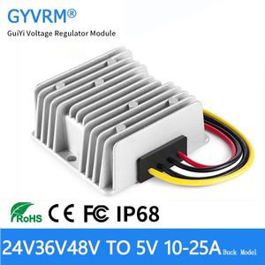 50V 48V 40V 36V 30V 24V 18V 12V ~ 5A 10A 20A 스텝 다운 모델 8-60V 125W 벅 컨버터 자동차 보트 Led
