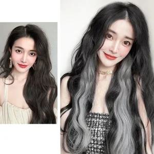 웨이브 포인트 컬러 헤어피스 붙임머리 221025 컬러헤어핏스 헤어피스