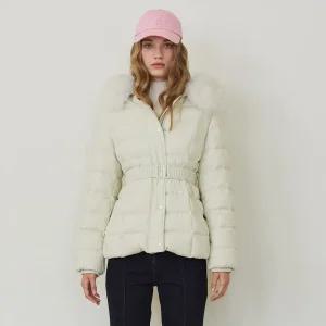 나이스클랍 [최초가:625,000원] 벨티드 슬림 숏다운 X246PWDA02 335330