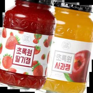 잼 초록원 딸기잼 + 사과잼 1kg