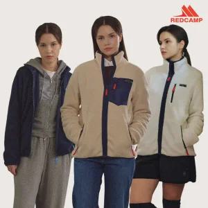 레드캠프 25FW 여성 하이넥 플리스 재킷 2종