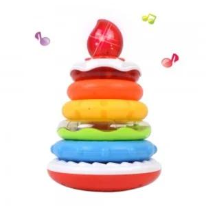 멜로디 촛불 케익 링쌓기 sl83100 생일축하노래 케이크 6개월 스테킹 탑쌓기 소근육 손감각 발달놀이 어린