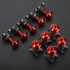 액세서리 6MM 10개 페어링 볼트 키트 앞유리 나사 고무 너트 (혼다 XADV X 인테그라 750 FORZA-125 300 용)