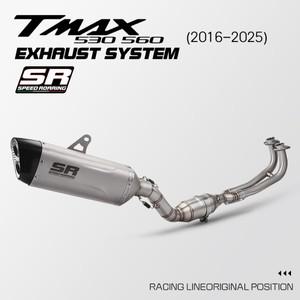 T-max T MAX 500 530 560 tmax530 Tmax560  - 2025 바이크 오토바이 풀 시스템 배기 머플러 파이프