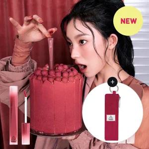 3CE NEW 벨벳 립 틴트 플러쉬+벨벳 파우치 키링