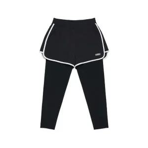 [내셔널지오그래픽키즈]K252GWL610 여아 3부 레이어드 워터레깅스 CARBONBLACK