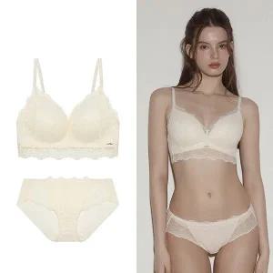 [EBLIN] 헴팬티세트 데일리 브라렛 화이트 EBBRFA316H_P406939637