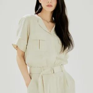 [클라비스] 투 포켓 반팔 셔츠 (CVYWC3703M-T)