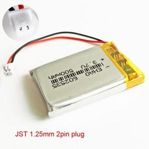 리튬 폴리머 LiPo 충전식 배터리 602535 + JST 1.25mm 2 핀 커넥터 Mp3 GPS 블루투스 카메라 스마트 워치 3