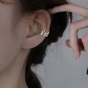 이어커프 패션 도미노 실버 트위스트 데일리 귀걸이 귀찌 이어커프 안뚫는귀걸이 귀찌모음