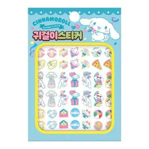 [셀러에이드]학산문화사 산리오 캐릭터즈 시나모롤 귀걸이 스티커