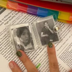 띠부띠부씰 스티커북 미니앨범 샤이니투명 미니앨범 스티커북 띠부띠부씰앨범