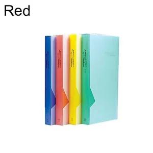 갤러리앨범 PA105 5x7 40장 1단 적색 1권 미니앨범 사진앨범대용량 포켓식앨범 포토앨범
