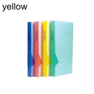 갤러리앨범 PA105 5x7 40장 1단 노랑 1권 미니앨범 사진앨범대용량 포켓식앨범 포토앨범