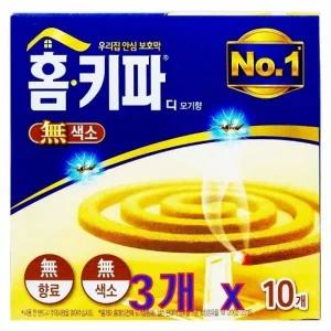 홈키파 디 모기향 무색소 10개입 3개_23151383