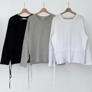 |KST99FE|여성 반지퍼 카라넥 골지 루즈핏 긴팔 니트웨어 데일리룩