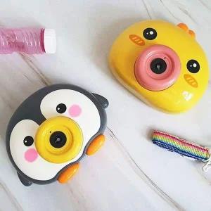 목걸이 탈부착 자동 오토 카메라 버블건 비눗방울