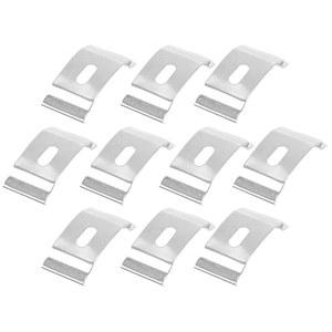 버티칼블라인드 10pcs 상단 장착 커튼 브래킷 금속 액세서리 수직 블라인드 루버 패널 튼튼한 사무실 침실 주방