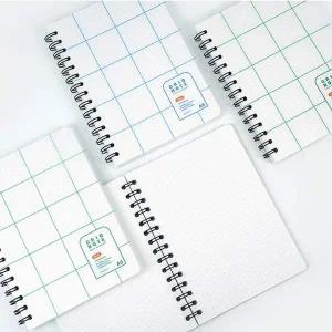[셀러에이드]그리드 노트 모눈 필기 노트 PP커버 제본 노트 A5