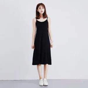 ONM 심플 끈나시 원피스 이너 여성 베이직 레이어드