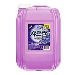 샤프란 릴렉싱 아로마 말통 라벤더향 20L 섬유유연제 빨래 세제 세탁소 세탁 호텔용 모텔용 대용량