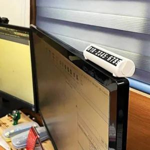 주차번호판 히든 야광 프라이버시 연락처 화이트 연락처 전화 번호판 핸드폰번호