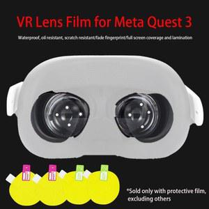 VR 헤드셋 고글 안경 기기 Meta Quest 3 보호대 용 필름 커버 용품 스크래치 방지 헬멧
