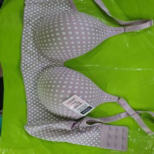 1 장 크라이네 312 노와이어 햄도트나염 땡땡이 BRA 80 85 90  코코아 살색 엄마 선물 효도 심부름