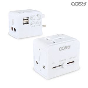 해외 여행용 USB 멀티 아답터 플러그 콘센트 어댑터  TA3092