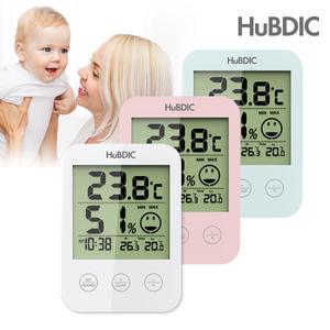 휴비딕 디지털 벽걸이스탠드형 시계 온습도계 HT-3 외
