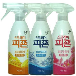 피죤 스프레이 섬유탈취제 490ml 3가지향 중 2개