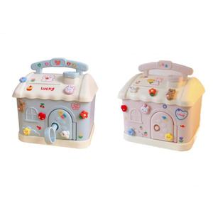 대용량 지폐 동전 DIY 하우스 스티커 금고 시나모롤저금통