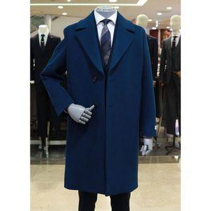 [하프클럽/본]21FW 1WHA783BL 빅라펠 반더블 캐시미어 코트