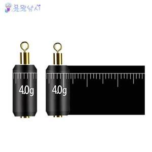외통봉돌 유동추 벌크타입 5매입 눈금표기 낚시편납 회전도래추 2.5g 3g 3.5g 4g 5g 6g 8g 10g