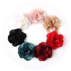 싼비즈 [6900-02]공단장미 코사지 28mm 7color ,1개