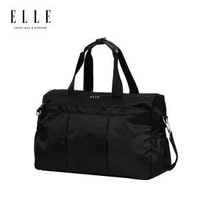 엘르 2컬러 센스 캐리어결합 여행용 보스턴백 TEW52220