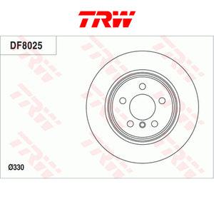 TRW 뒤 브레이크디스크 2장 1세트 BMW F10 F11 520D 525D 520I 523I 528I 535I DF8025