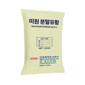 미원 분말유황 25kg 순도 99.9% 토양개량 토양살균