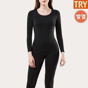 트라이 여자 기능성 내복 히트업 히트텍 여성 내의 상하세트
