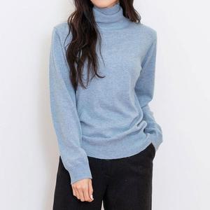 [오노마] ONM 여자 부드러운 캐시미어 목폴라 터틀넥 니트 티셔츠