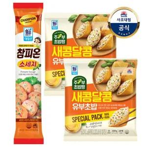[대림냉장] 참피온소세지 1kg x1 +새콤달콤유부초밥 320g x2