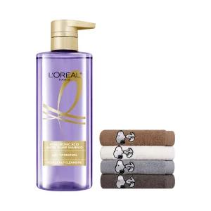 로레알파리 히알루론산 두피 샴푸 660ml + 스누피 타올
