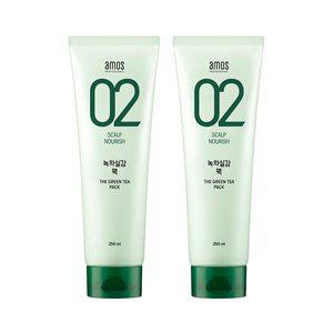 녹차실감 모이스처라이징 팩 250ml x 2개