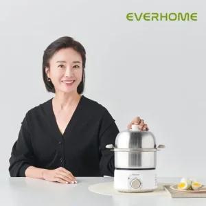 에버홈 올스텐 2단 찜기 매일찜 계란찜기 30분 타이머 스팀 전기찜기 EV-EC7000