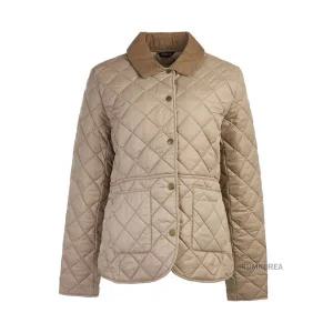 [롯데백화점]바버 FW24 여성 데브론 퀄팅 자켓 LQU1012 BE34