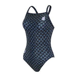 [아레나](대구신세계)여성 일반 원피스 수영복(테크백)(프릭)(A4FL1LO15)GRY(브라캡별도)