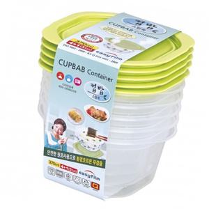 냉동 공기밥 용기 370ml 전자렌지 밥보관 밥소분 1인분 용기