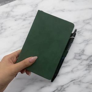그린 A6 미니 다이어리 업무수첩 무지노트 데일리노트 교무수첩 일기장 회사수첩