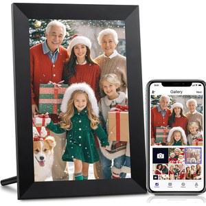포토문 디지털 액자 - 10.1인치 WiFi 32GB 1280 * 800 IPS HD 터치스크린 탁상용 벽걸이 Uhale 앱을 통한 사진 동영상 공유 최고의 선물